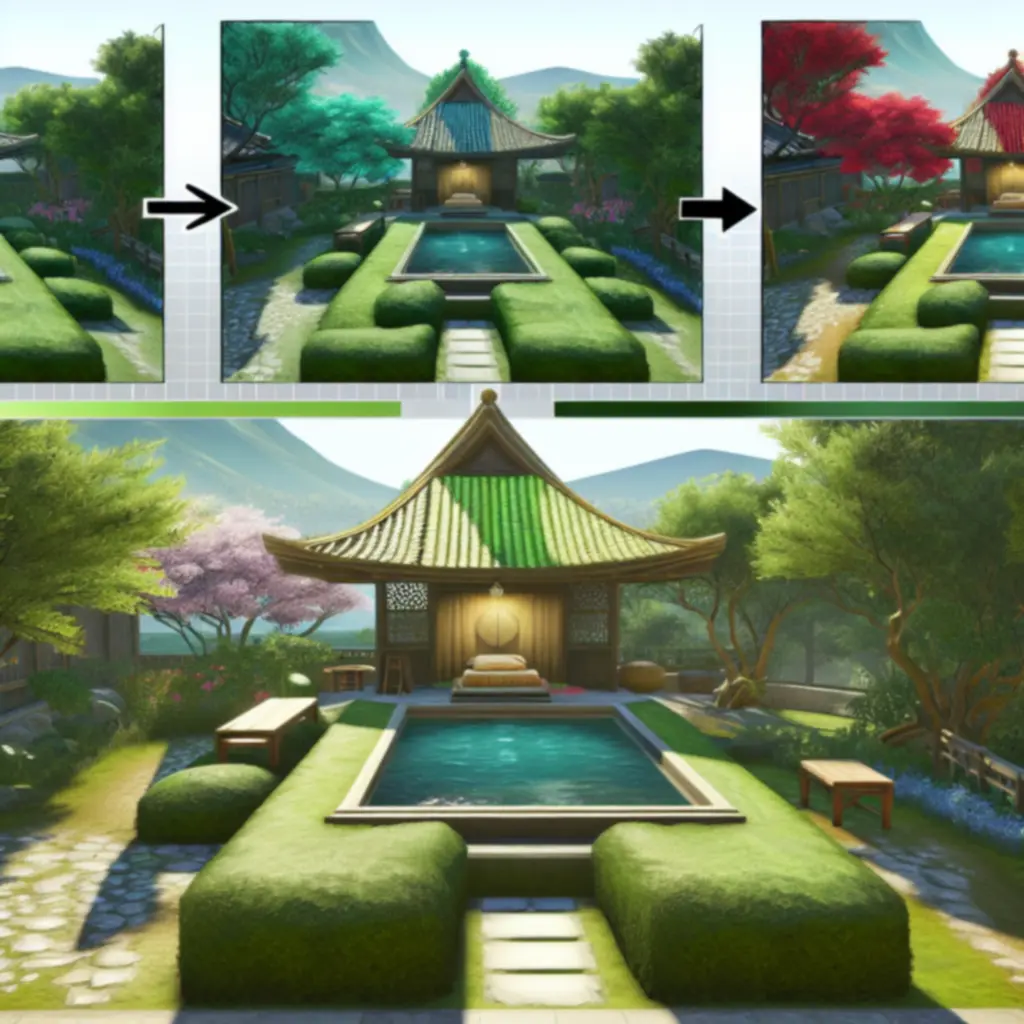 Nowa strefa ogrodowa z dodatkowymi ścieżkami i dekoracjami w Hot Springs Story.